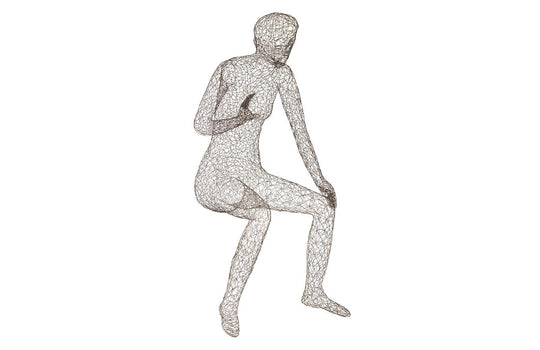 Phillips Collection Crazy Wire Lounging Female DECORATIVE OBJECTS