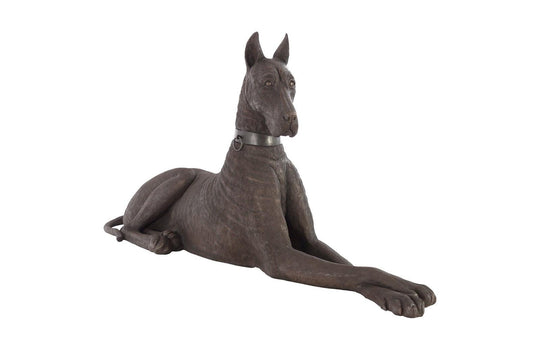 Phillips Collection Great Dane, Bronze, Left DECORATIVE OBJECTS