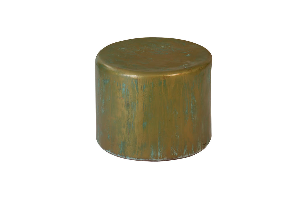 Button End Table, Lichen Finish - AmericanHomeFurniture