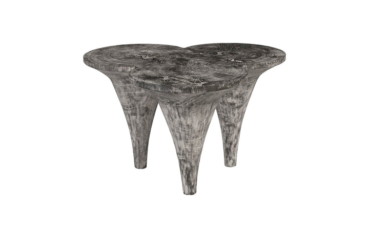 Marley Coffee Table, Chamcha Wood, Gray Stone Finish - Phillips Collection - AmericanHomeFurniture