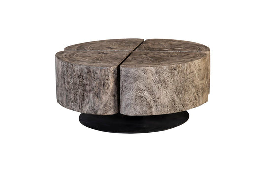 Phillips Collection Clover Coffee Table, Gray Stone COFFEE TABLES