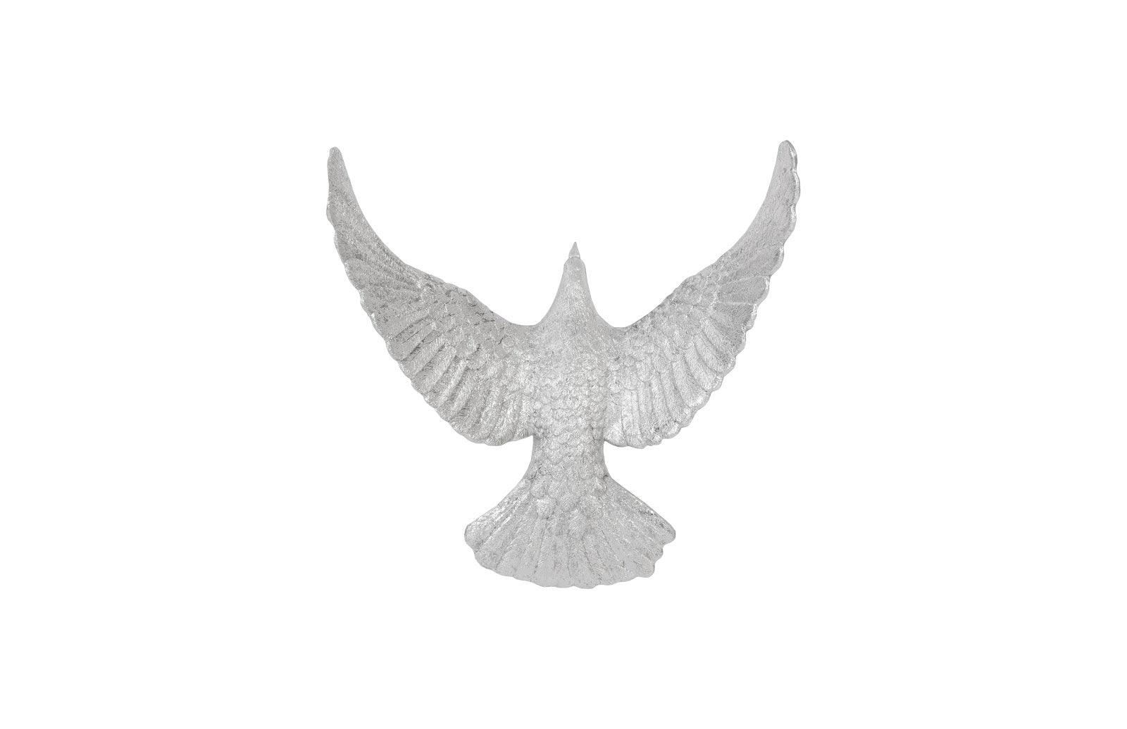 Phillips Collection Dove Wall Art, Silver Leaf WALL ACCENTS