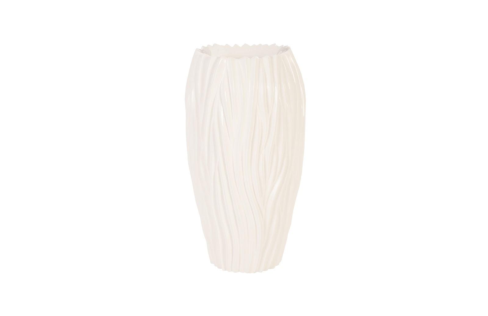 Phillips Collection Alon Planter, Gel Coat White PLANTERS