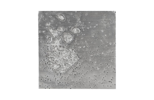 Phillips Collection Splotch Wall Art, Square, Silver Leaf WALL ACCENTS