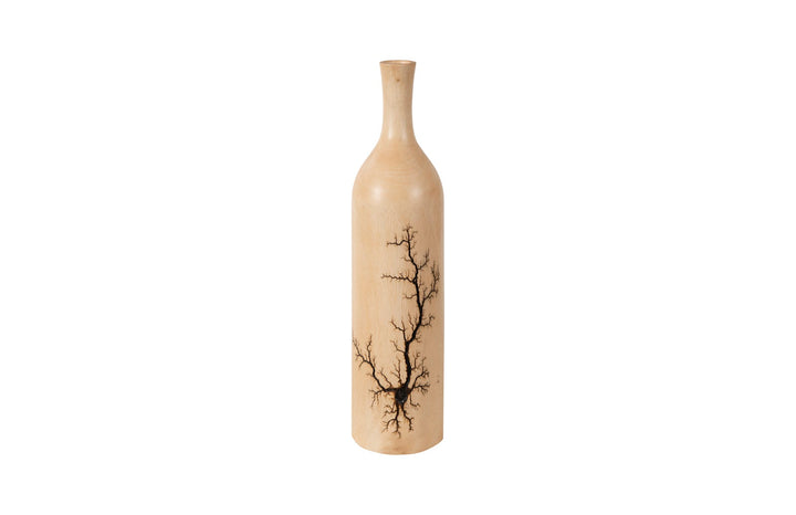 Lightning Bottle, Mango Wood, Long Neck - Phillips Collection - AmericanHomeFurniture