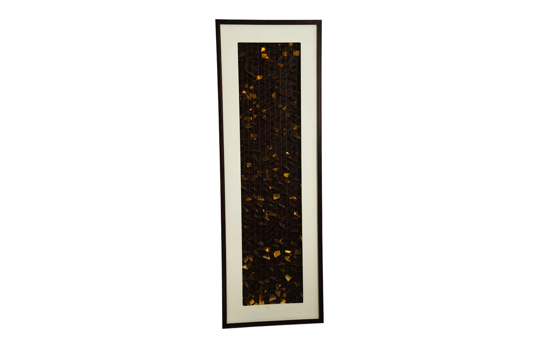 Flicker Wall Art, Rectangle, Black/Gold - Phillips Collection - AmericanHomeFurniture