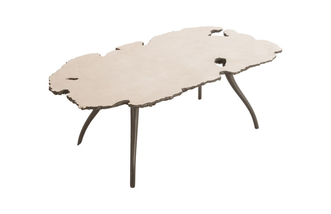 Lava Coffee Table on Iron Legs - Phillips Collection - AmericanHomeFurniture