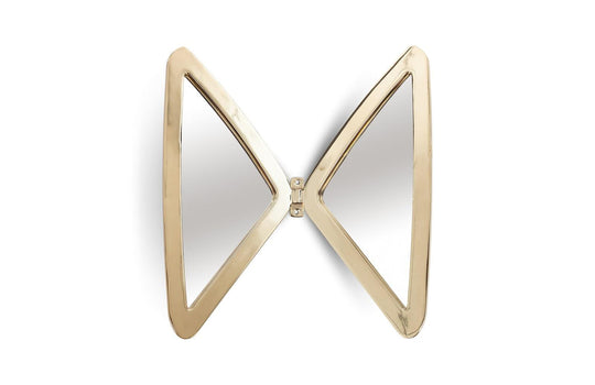 Phillips Collection Butterfly Mirror, Plated Brass Finish WALL MIRRORS