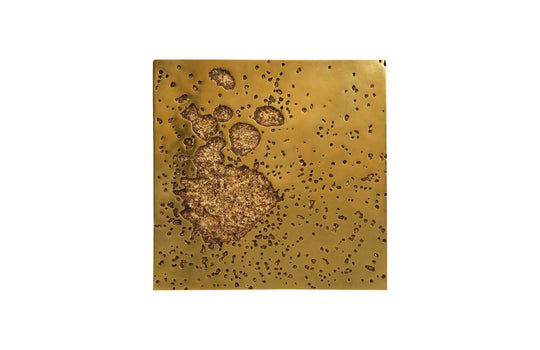 Phillips Collection Splotch Wall Art, Square, Gold Leaf WALL ACCENTS