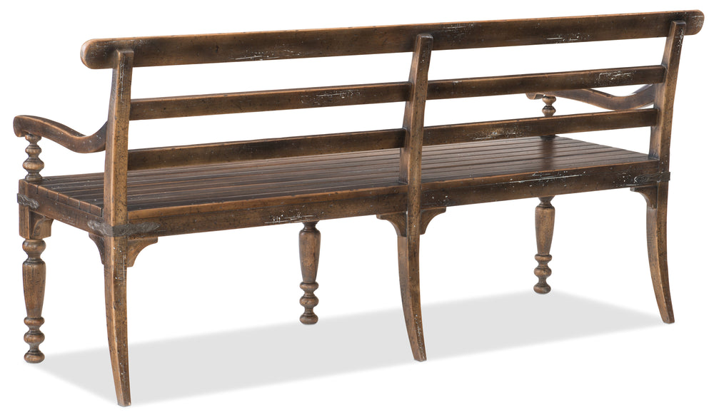 American Home Furniture | Hooker Furniture - Hill Country Helotes Dining Bench