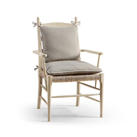 Jonathan Charles Timeless Doppler Ladderback Arm Chair in Stripped Oak - Set Of 2 DINING CHAIRS