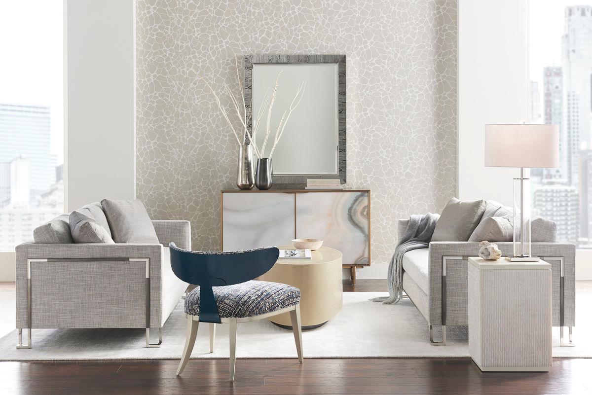 Come Oval Here! Pompeii And Charcoal Oval Cocktail Table - Thumbnail 2