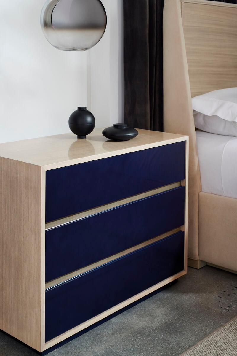 Caracole - Da Vita Large Nightstand Blue - M133-421-063 | American Home Furniture