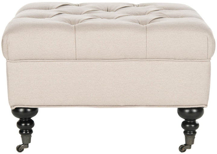 ANGELINE TUFTED OTTOMAN - Safavieh - AmericanHomeFurniture