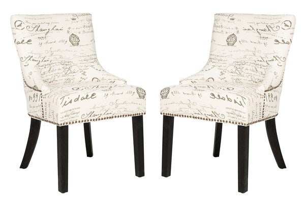 LOTUS 19''H KD SIDE CHAIR (SET OF 2) - Safavieh - AmericanHomeFurniture