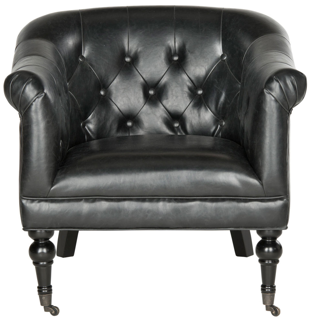 NICOLAS TUFTED CLUB CHAIR - Safavieh - AmericanHomeFurniture