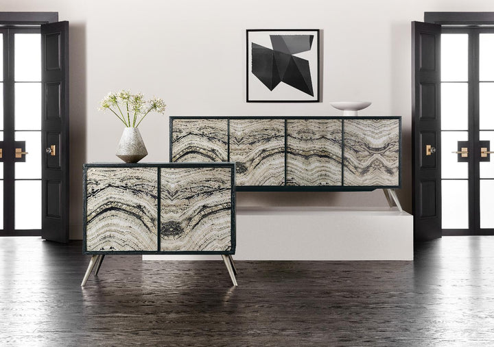 American Home Furniture | Hooker Furniture - Melange Rockee Four Door Credenza