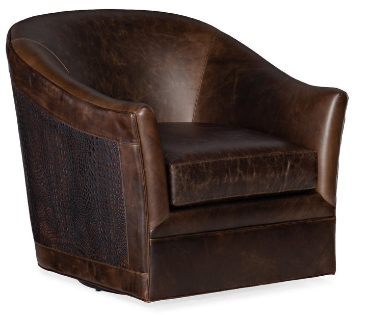 American Home Furniture | Hooker Furniture - Morrison Swivel Club Chair