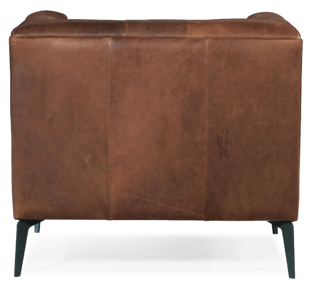 American Home Furniture | Hooker Furniture - Nicolla Leather Stationary Chair