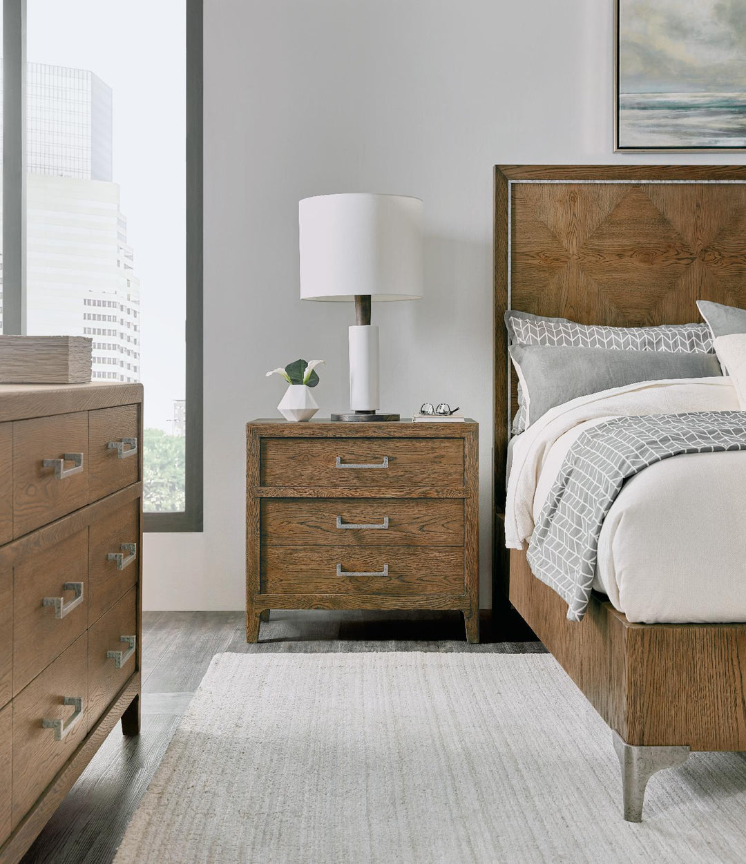 American Home Furniture | Hooker Furniture - Chapman Three-Drawer Nightstand 1