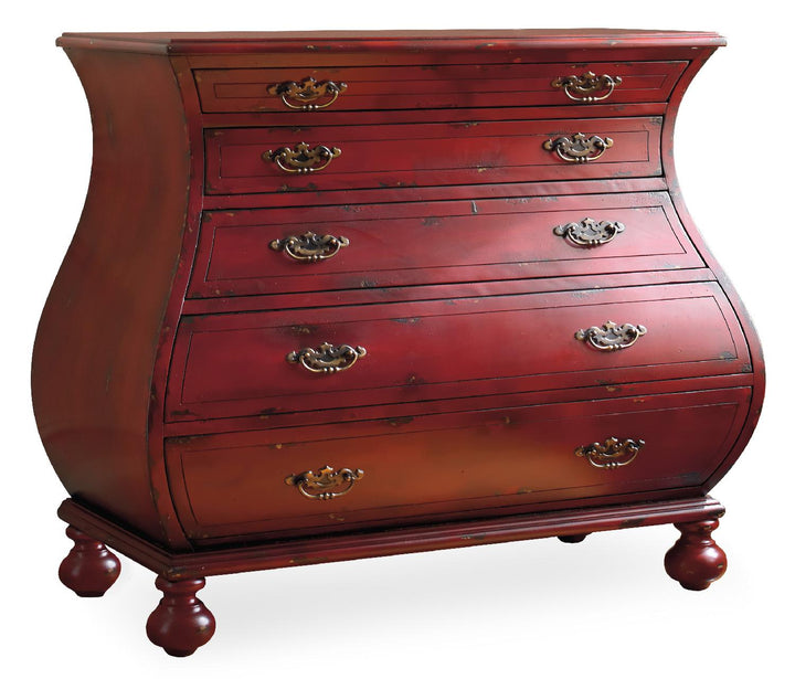 American Home Furniture | Hooker Furniture - Red Bombe Chest