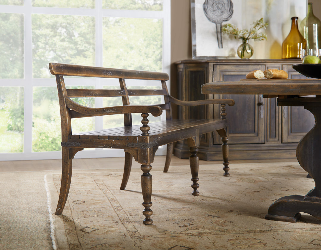 American Home Furniture | Hooker Furniture - Hill Country Helotes Dining Bench