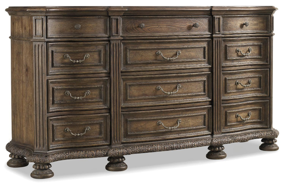 American Home Furniture | Hooker Furniture - Rhapsody Twelve Drawer Dresser