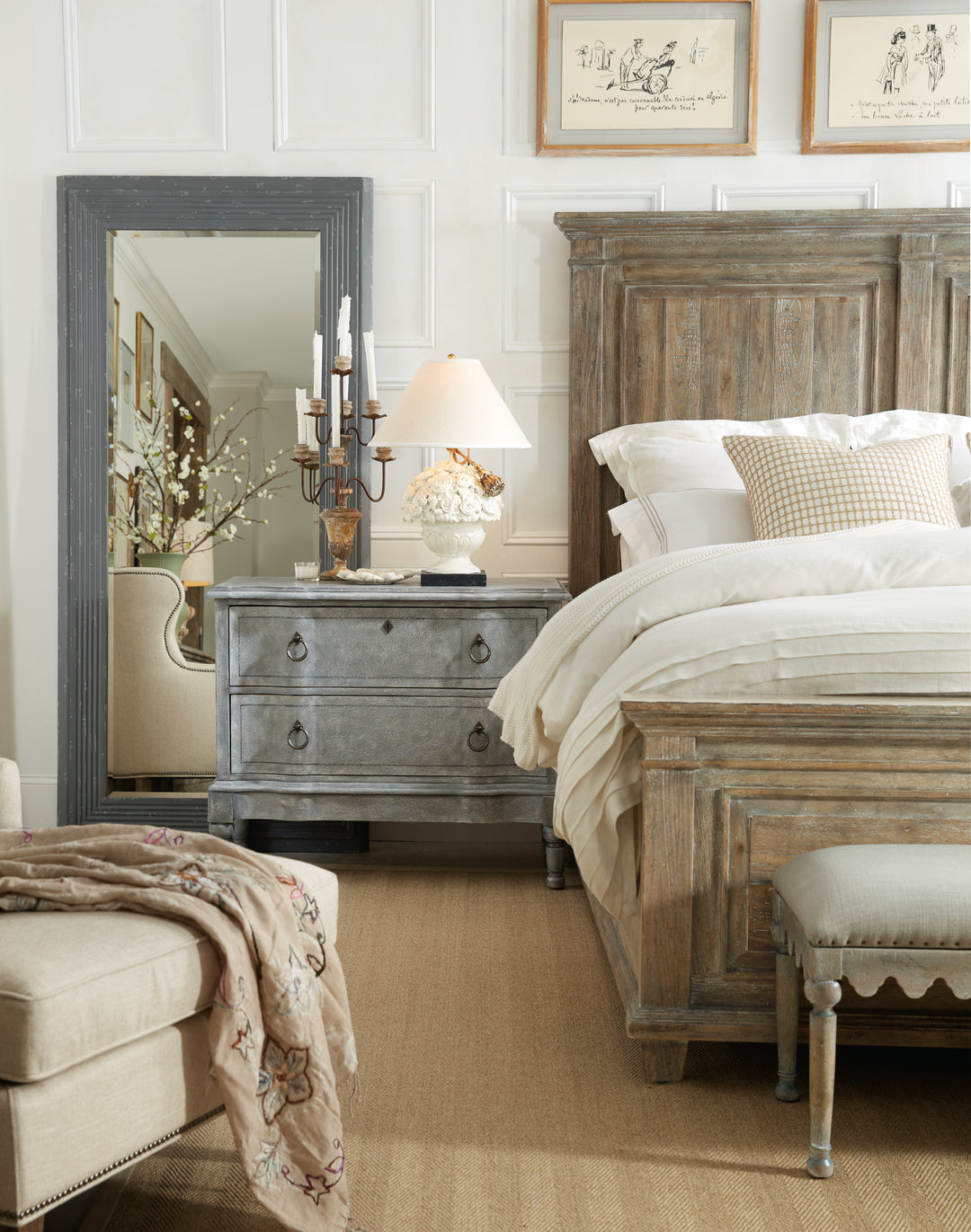 American Home Furniture | Hooker Furniture - Boheme Laurier Panel Bed