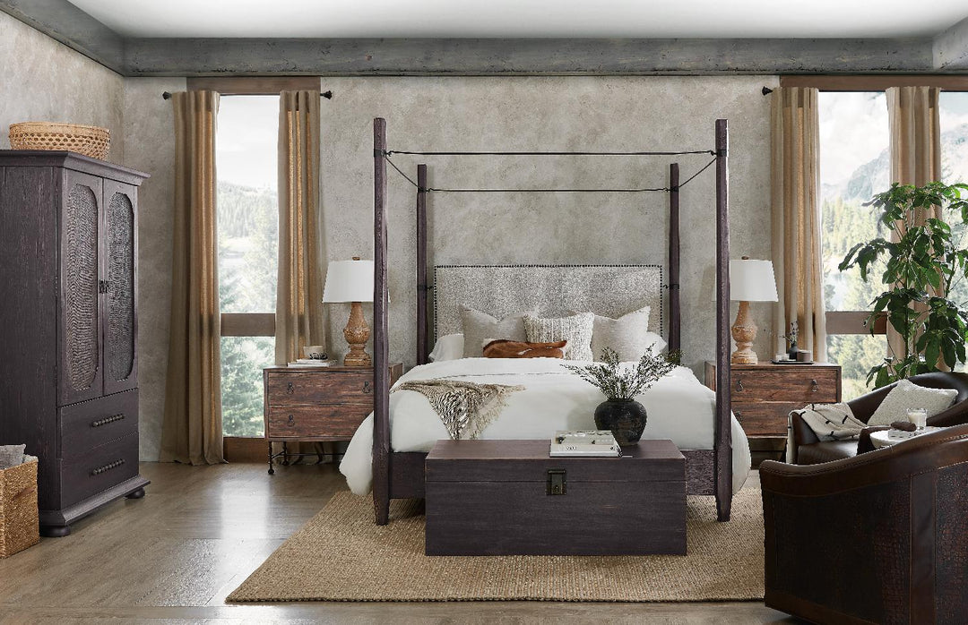 American Home Furniture | Hooker Furniture - Big Sky Poster Bed with Canopy