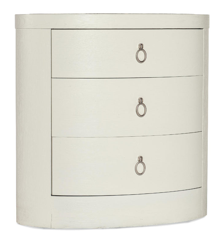 American Home Furniture | Hooker Furniture - Serenity Wavecrest Oval Nightstand