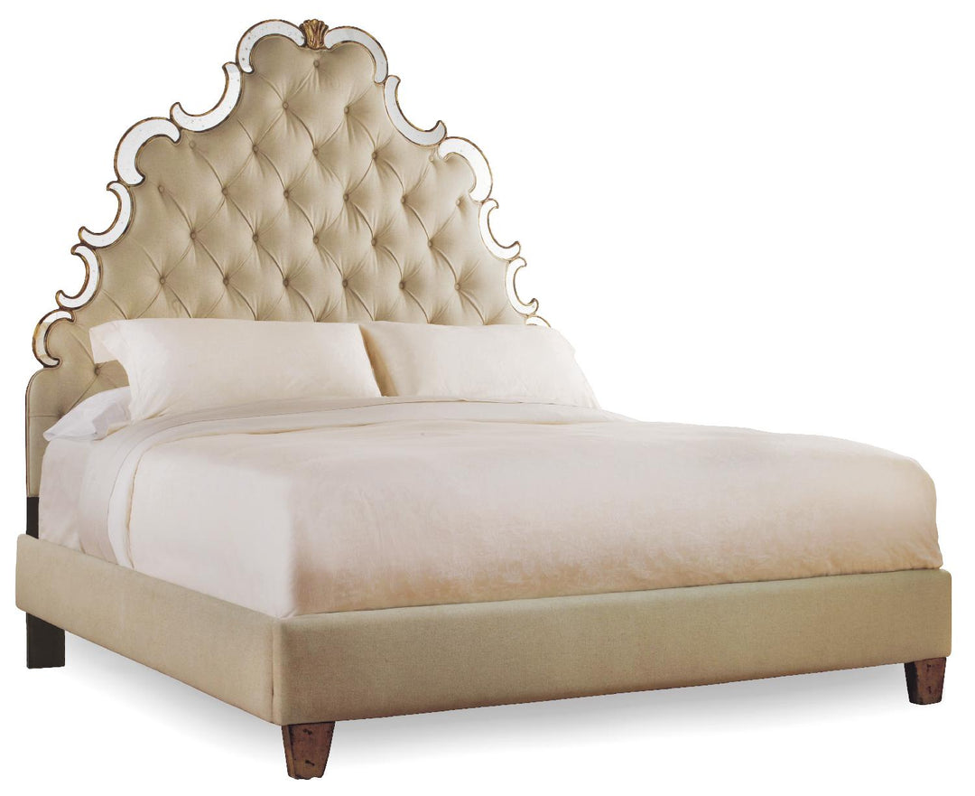 American Home Furniture | Hooker Furniture - Sanctuary Tufted Bed