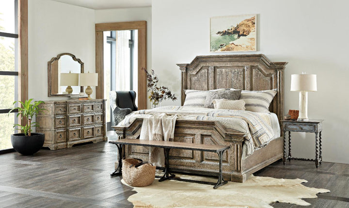 American Home Furniture | Hooker Furniture - La Grange Rolling Hill Nine-Drawer Dresser