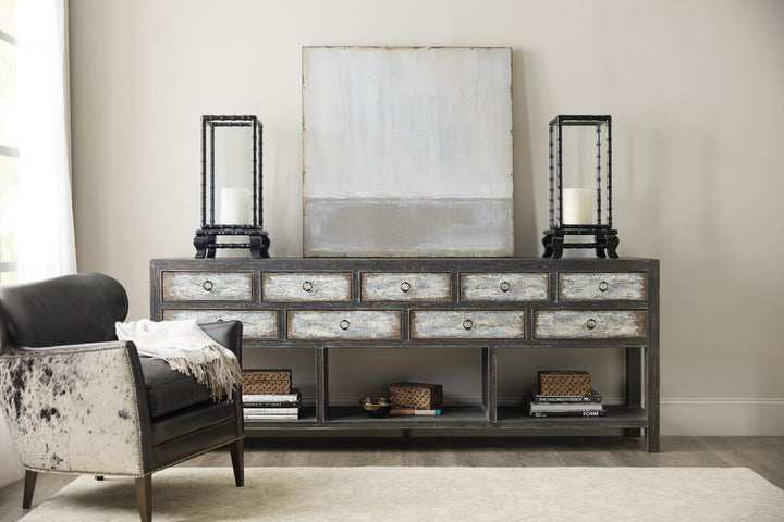 American Home Furniture | Hooker Furniture - Beaumont Console 9 Drawers