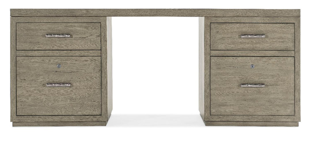 American Home Furniture | Hooker Furniture - Linville Falls 72" Desk with Two Files