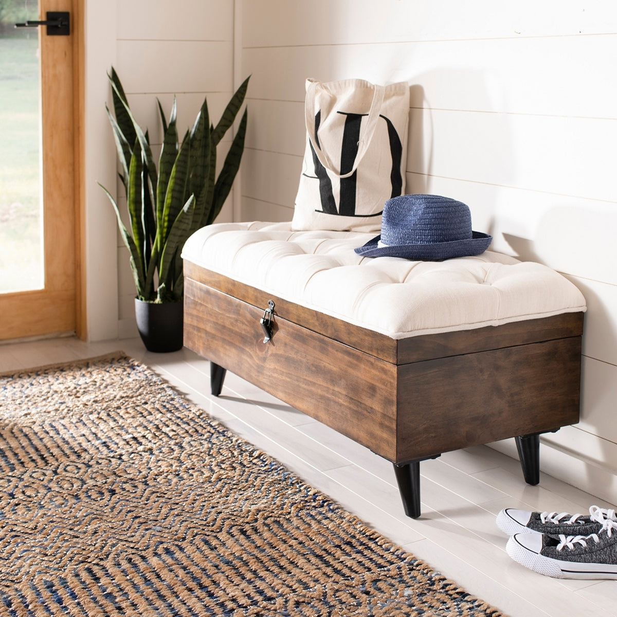 Liam tufted shop cocktail ottoman