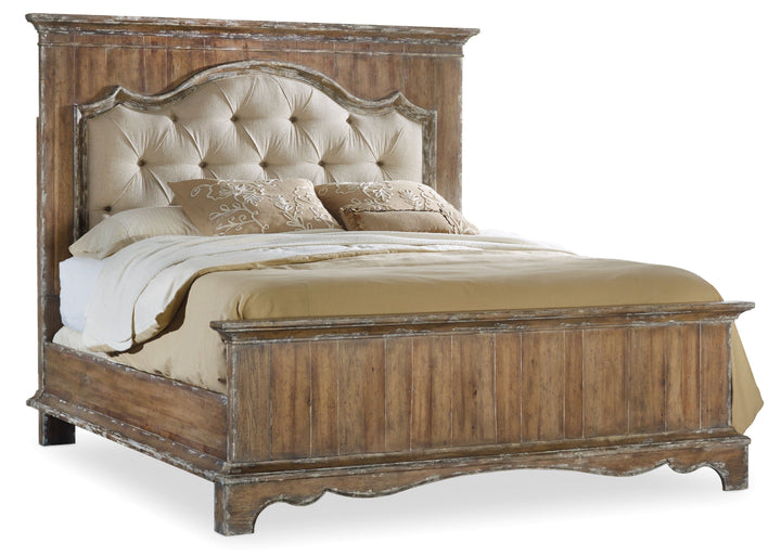 American Home Furniture | Hooker Furniture - Chatelet Upholstered Mantle Panel Bed