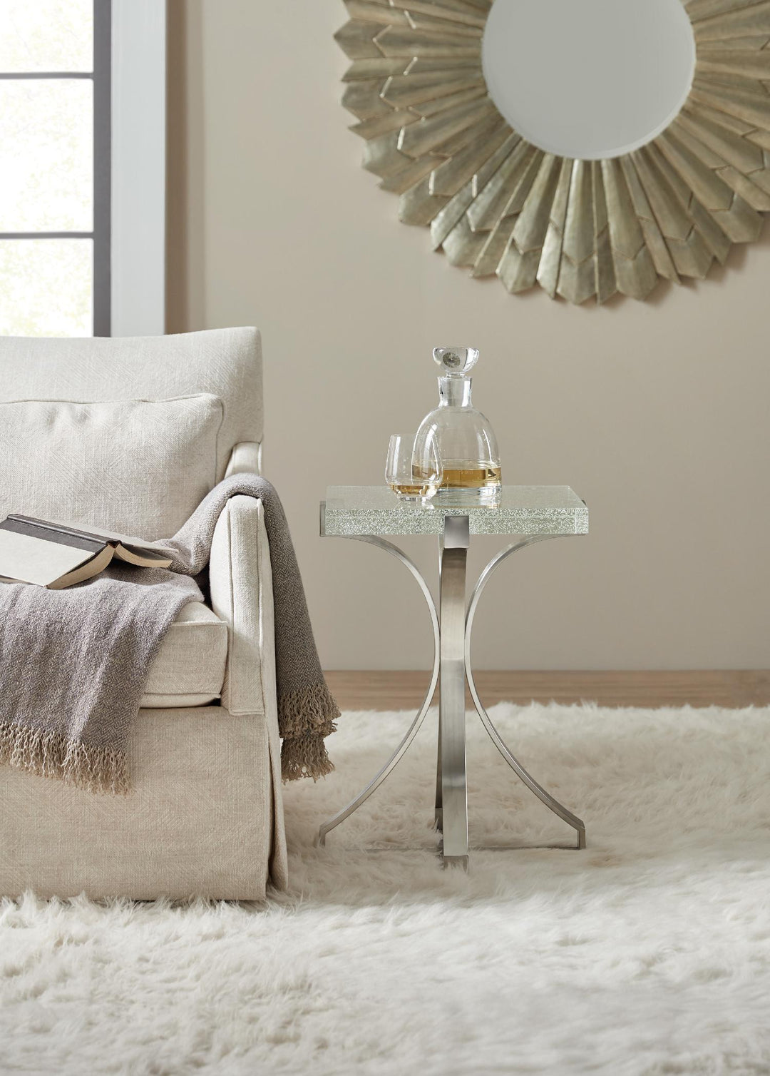 American Home Furniture | Hooker Furniture - Bubble Glass Accent Table