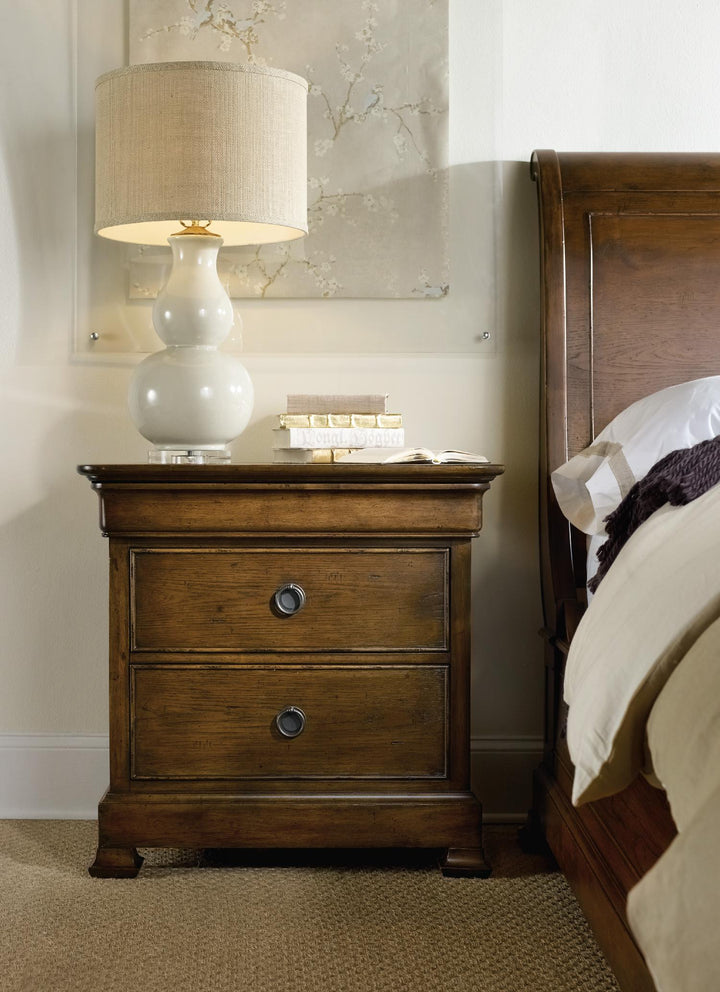 American Home Furniture | Hooker Furniture - Archivist Three-Drawer Nightstand