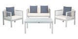 ALDA 4 PC OUTDOOR SET WITH ACCENT PILLOWS - AmericanHomeFurniture