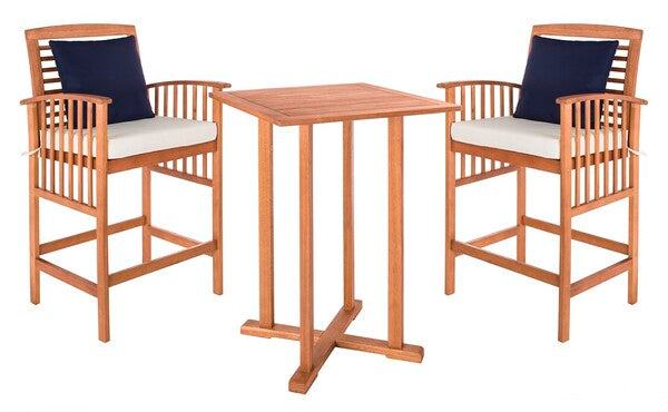 PATE 3 PC BAR 39.8 INCH H TABLE BISTRO SET