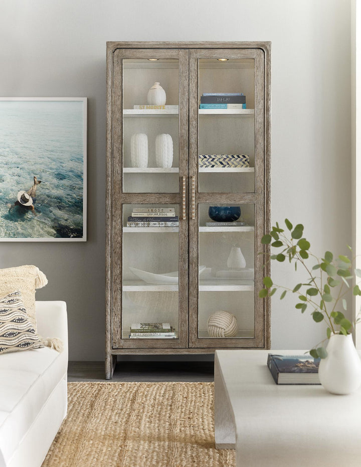 American Home Furniture | Hooker Furniture - Serenity Sanderling Display Cabinet