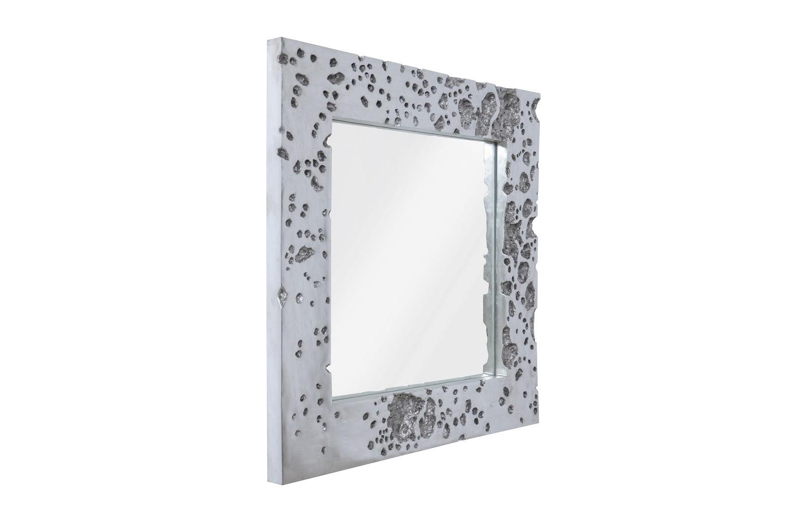 Phillips Collection Splotch Mirror, Silver Leaf WALL MIRRORS