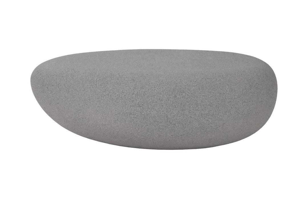 River Stone Coffee Table, Dark Granite, Small - Phillips Collection - AmericanHomeFurniture