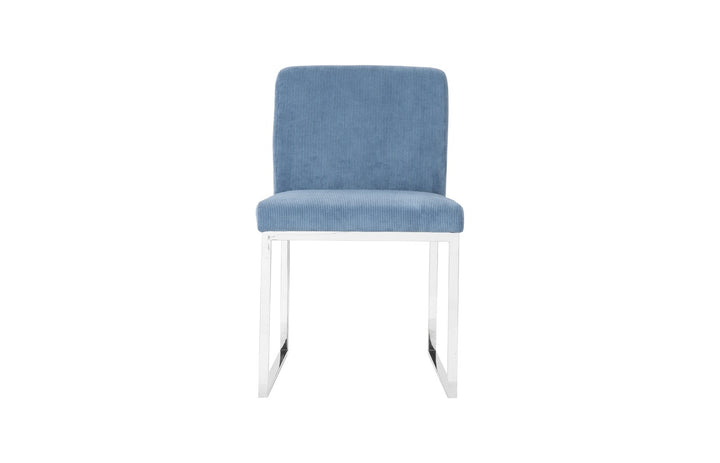 Frozen Dining Chair, Corduroy Blue - Phillips Collection - AmericanHomeFurniture