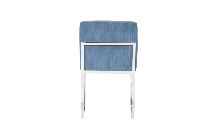 Frozen Dining Chair, Corduroy Blue - Phillips Collection - AmericanHomeFurniture