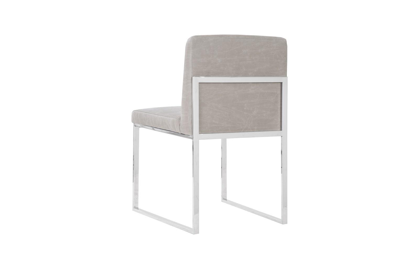Phillips Collection Frozen Dining Chair, Vintage Gray Taupe - Set of 2 DINING CHAIRS