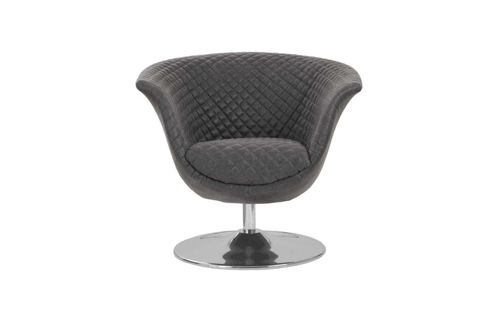 Autumn Swivel Chair, Vintage Dark Gray - Phillips Collection - AmericanHomeFurniture
