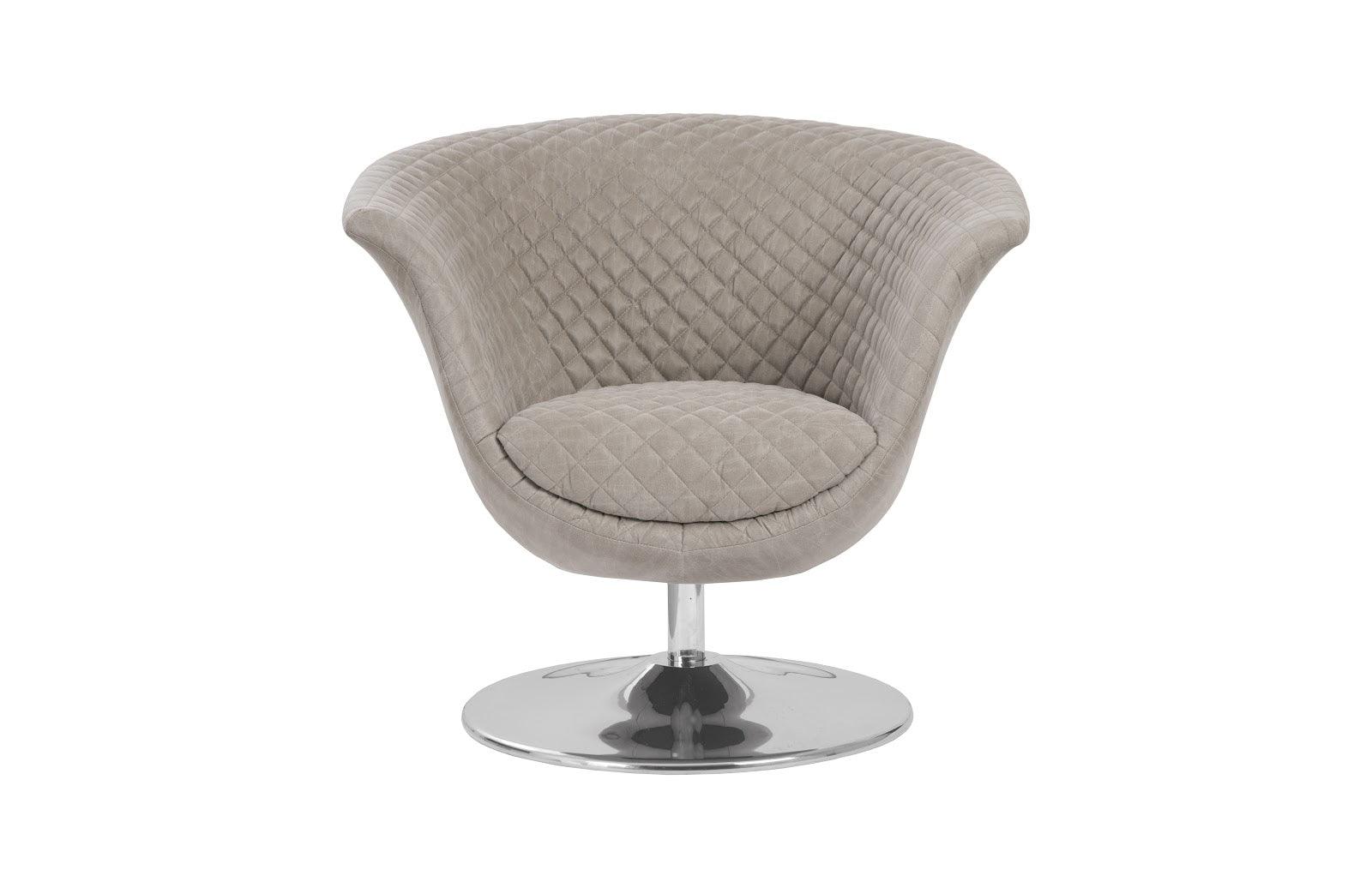 Phillips Collection Autumn Swivel Chair, Vintage Gray Taupe ACCENT + LOUNGE CHAIRS