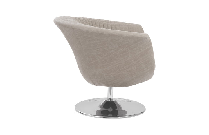 Autumn Swivel Chair, Vintage Gray Taupe - Phillips Collection - AmericanHomeFurniture