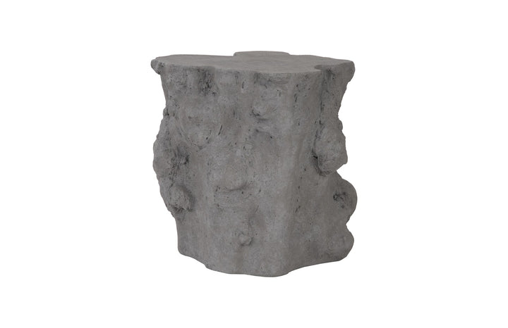 Log Side Table, Charcoal Stone - Phillips Collection - AmericanHomeFurniture